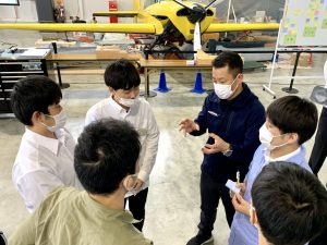 目標設定を行なったキックオフ特別授業の様子