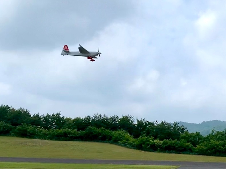 テクノアカデミー製の部品を装着したレース機が福島の空を飛びました！